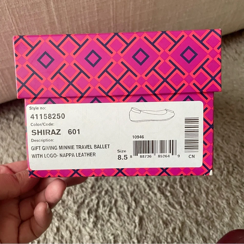 Tory Burch Minnie Ballet Flat Shiraz - Picture 14 of 14
